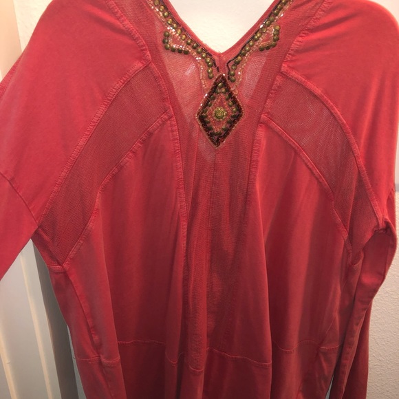 Embellished Free People Top - Picture 2 of 2